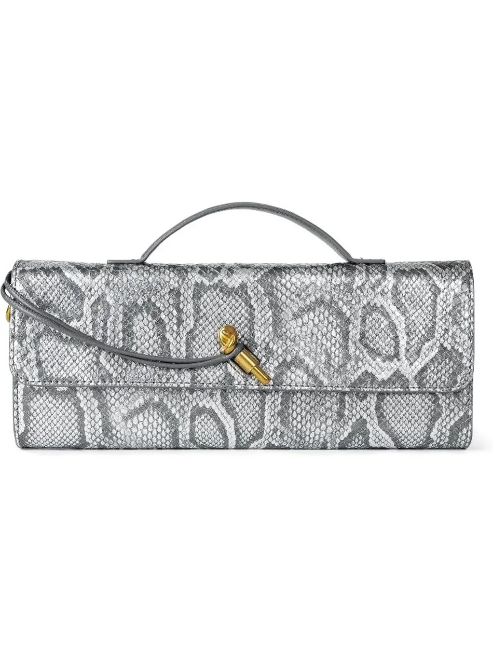Women Sterling Python Leather Suede Woven Clutch Purse For Evening Crossbody Bag